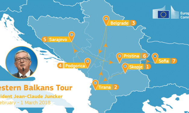 EC President Jean-Claude Juncker is on tour in the Western Balkans