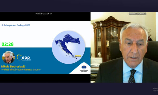 President Dobroslavić’s opinion on EU Enlargement approved by Committee of the Regions