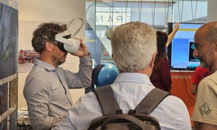 Visors and virtual reality to narrate the sea