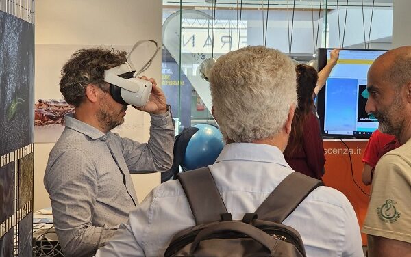 Visors and virtual reality to narrate the sea