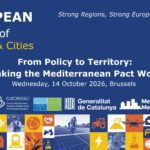 From Policy to Territory: Making the Pact for the Mediterranean Work at EURegionsWeek 2026